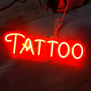 TATTOO LED Nápis - RED