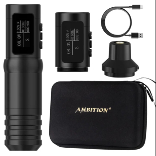 AMBITION tattoo pen SET 2 battery